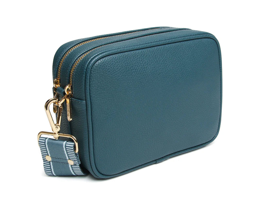 Teal Soho Double Zip Camera Bag by Alice Wheeler