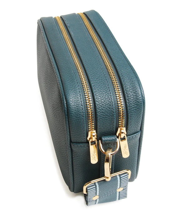 Teal Soho Double Zip Camera Bag by Alice Wheeler