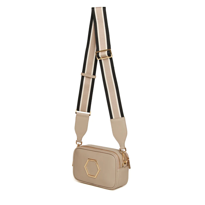 Stone Pimlico Honeycomb Cross Body Bag by Alice Wheeler