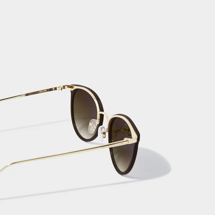 “Santorini” Cacao Sunglasses by Katie Loxton