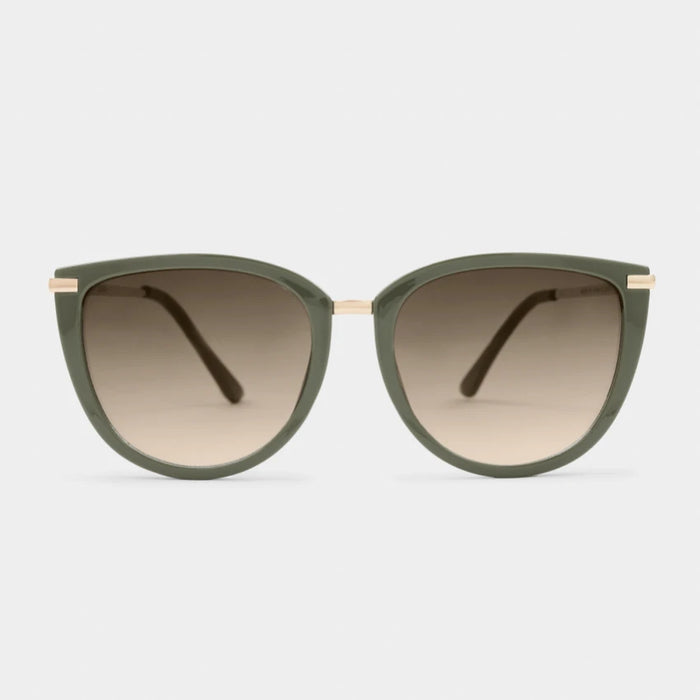 "Sardinia - Khaki" Sunglasses by Katie Loxton