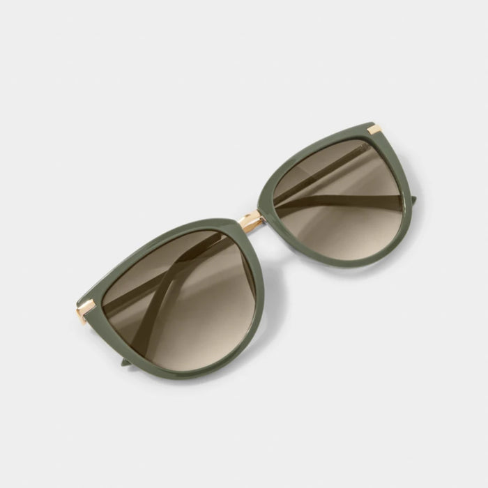 "Sardinia - Khaki" Sunglasses by Katie Loxton