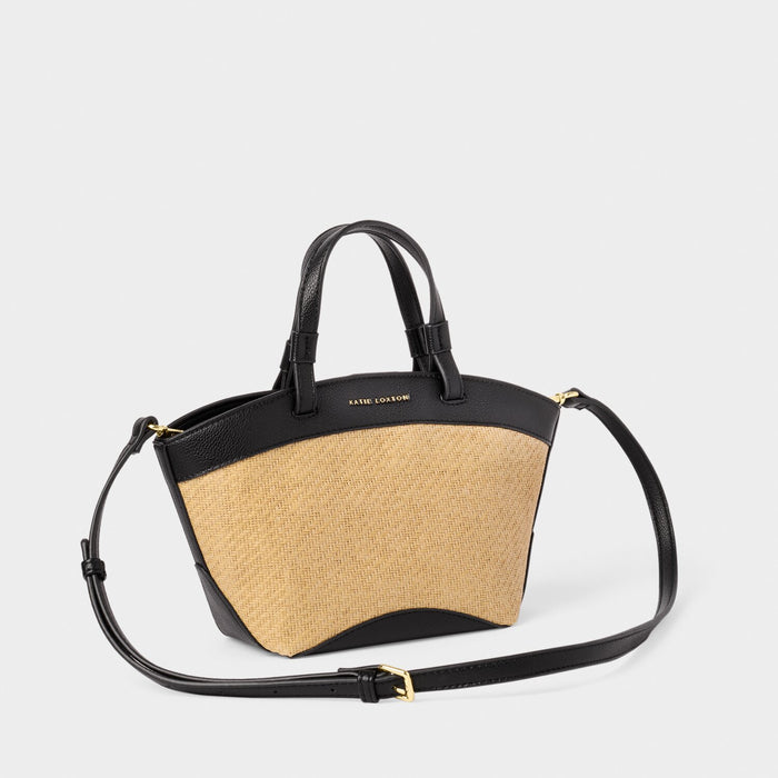 Riviera Raffia Mini Tote Bag By Katie Loxton