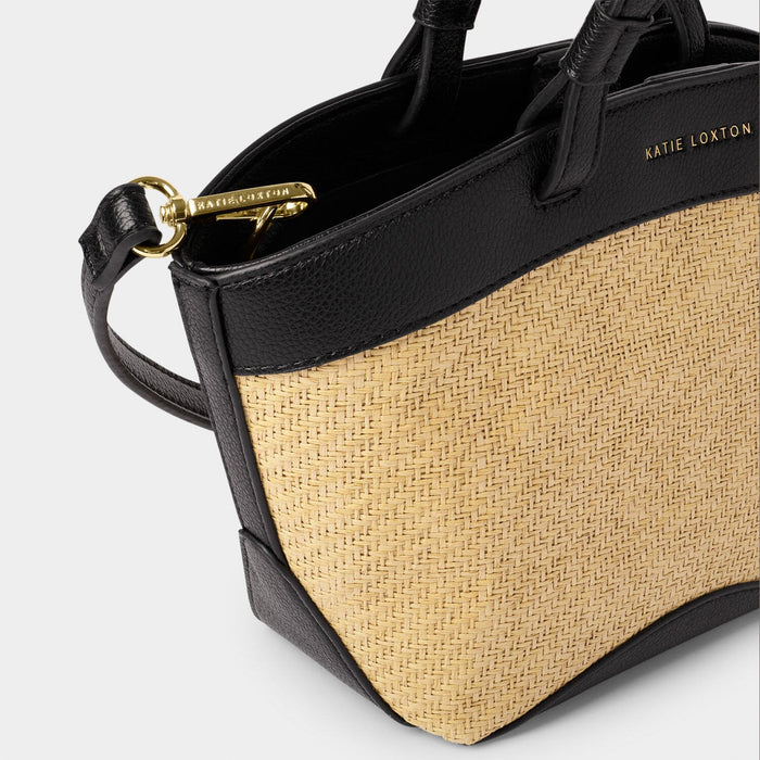 Riviera Raffia Mini Tote Bag By Katie Loxton