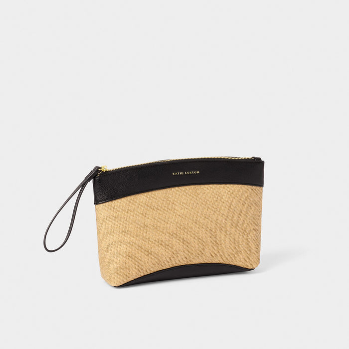 Riviera Raffia Wristlet Clutch By Katie Loxton