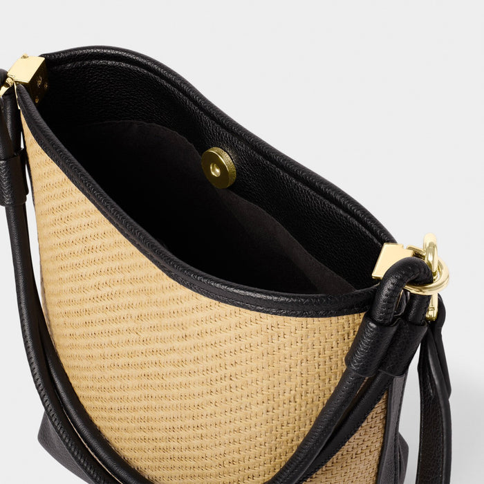 Riviera Raffia Bucket Bag By Katie Loxton