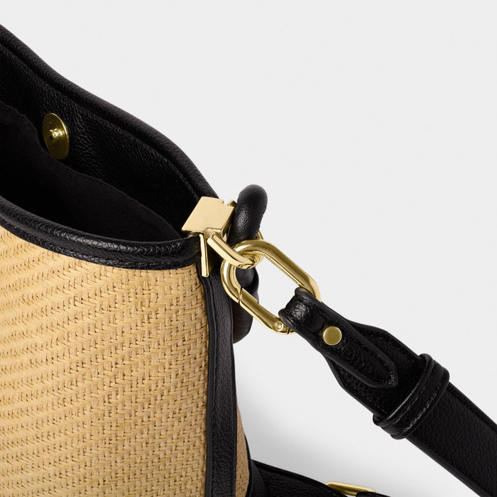 Riviera Raffia Bucket Bag By Katie Loxton