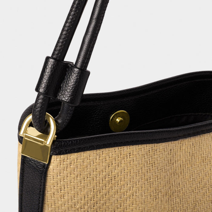 Riviera Raffia Bucket Bag By Katie Loxton