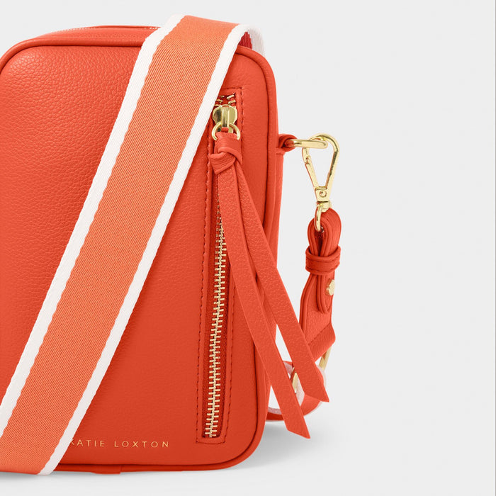 Hallie Small Crossbody Bag - Deep Orange By Katie Loxton