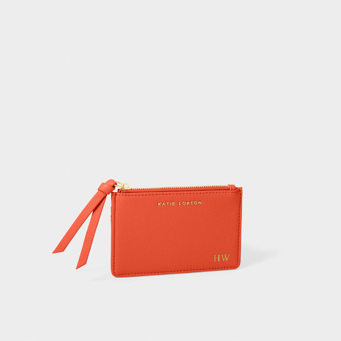 Hallie Coin & Card Holder - Deep Orange By Katie Loxton