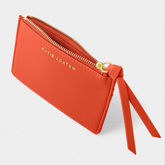 Hallie Coin & Card Holder - Deep Orange By Katie Loxton