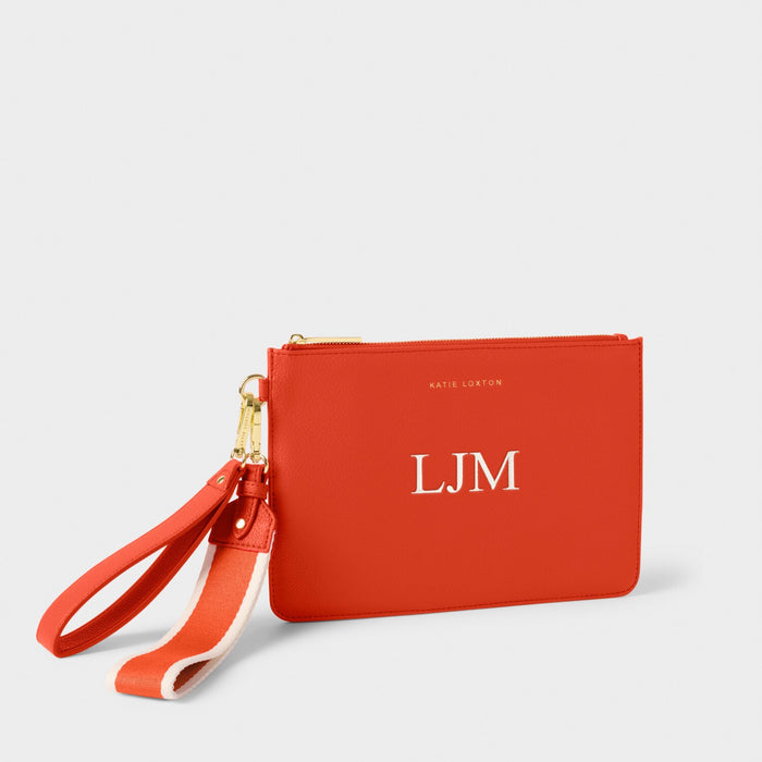 Hallie Wristlet Pouch - Deep Orange By Katie Loxton