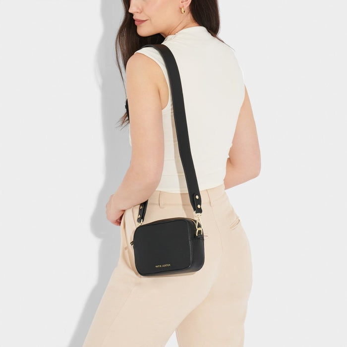 Black Zana Mini Crossbody by Katie Loxton