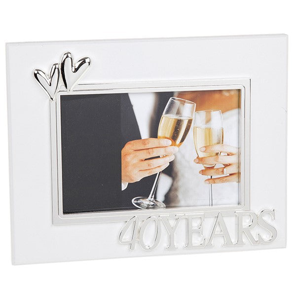 40th Anniversary Wedding Photo Frame