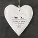 East of India - "Our Laughs Are Limitless" Porcelain Hanging Heart - The Olive Branch & Lovely Libby's