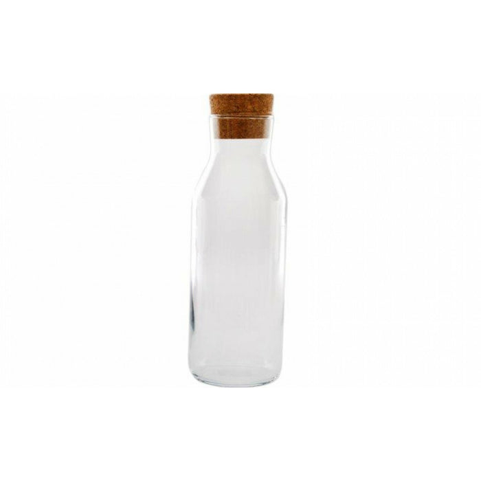 Glass Storage Canister With Cork Lid - Large