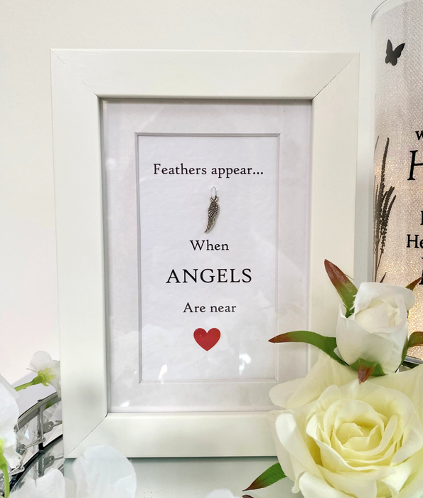 Memorial Box Frame - Feathers