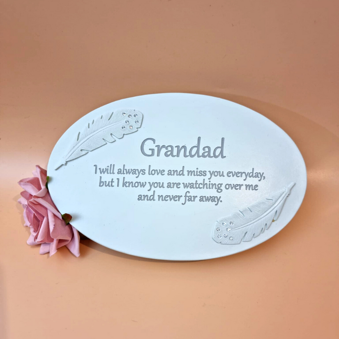 Thoughts Of You - Memorial Plaque - Grandad